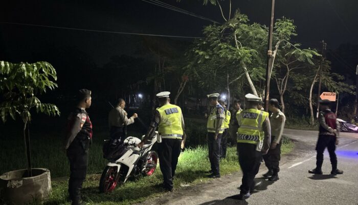 Cegah Gangguan Kamtibmas, Polres Lombok Barat Intensifkan Patroli Malam di Jalur Bypass