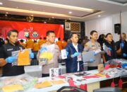 Polda Sulsel Gelar Press Release Kasus Tindak Pidana dalam Aksi Unras di Wilayah Hukum Polda Sulsel, Tetapkan 53 Tersangka