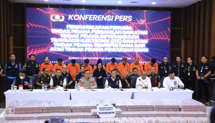 Bareskrim Polri Ungkap Sindikat Pembobolan Rekening Dormant Senilai Rp204 Miliar, 9 Tersangka Diamankan
