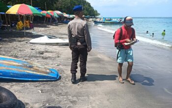 Cuaca Tak Menentu, Satpolairud Gencarkan Himbauan Keselamatan di Senggigi