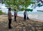 Polsek Gerung Pastikan Keamanan Wisatawan di Pantai Induk dan Golden Melon