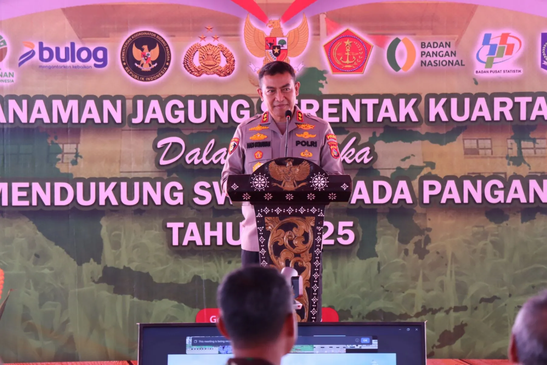 Ketahanan Pangan Dimulai dari NTB, Polri Kawal Penanaman Jagung Serentak