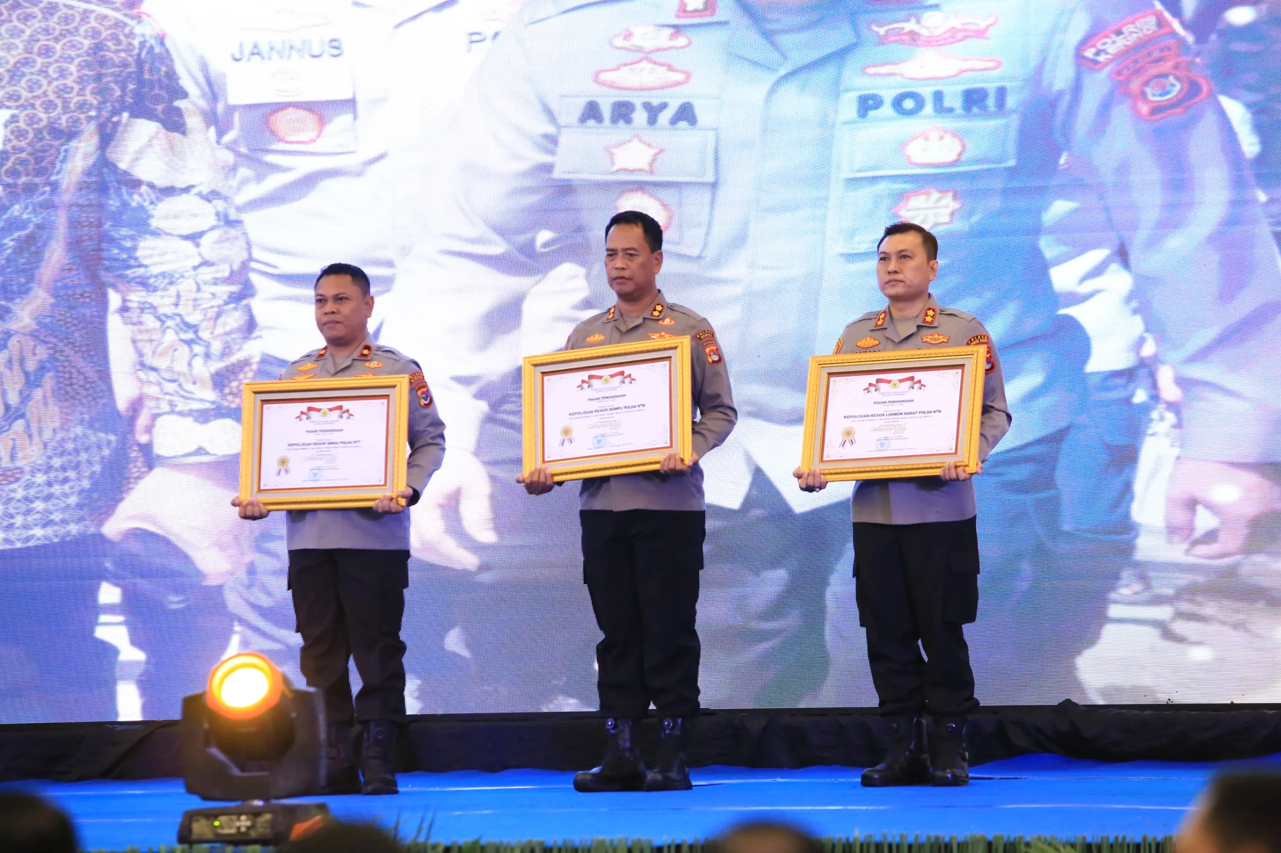Polres Lombok Barat Masuk 5 Besar Kompolnas Award 2025