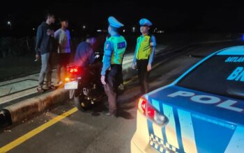Aksi Proaktif Satlantas Lobar: Amankan Bypass BIL dari Kejahatan Jalanan