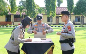 Sertijab Polres Lombok Barat: Kasat Lantas dan 3 Kapolsek Diganti