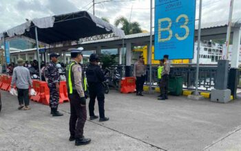 Puncak Nataru, Penjagaan di Areal Dermaga Ferry Diperketat